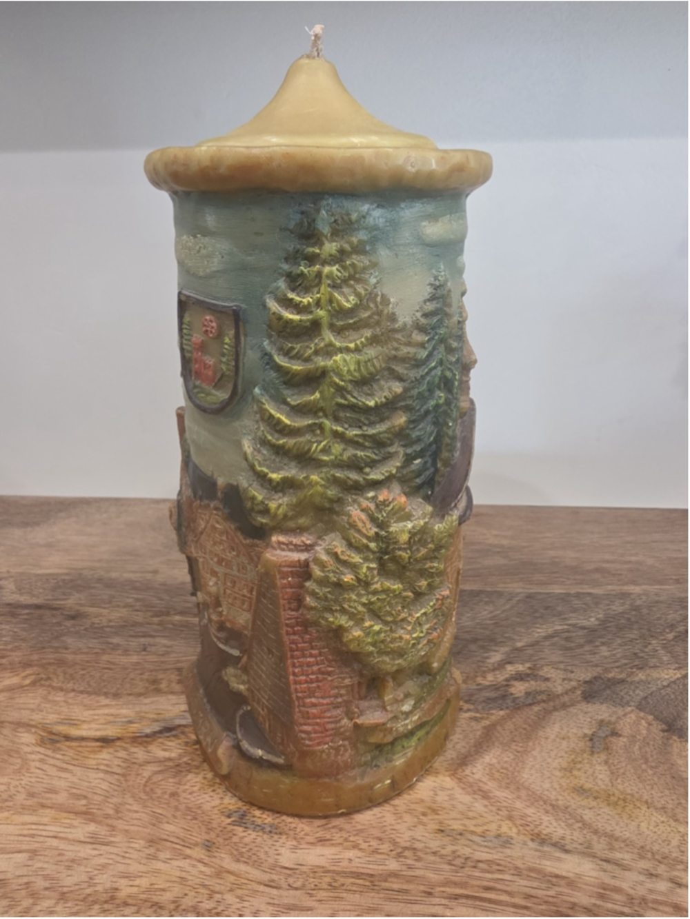 VTG Johann Gunter Walldurn-Baden Schutzmarke Candle Church Old World Scene Folk - Picture 4 of 10